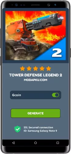 Tower Defense Legend 2 MOD APK Screenshot