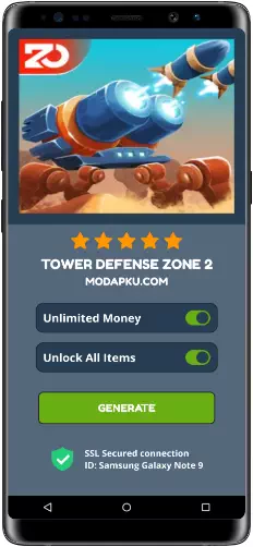 Tower Defense Zone 2 MOD APK Screenshot