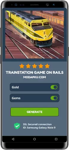 TrainStation Game On Rails MOD APK Screenshot