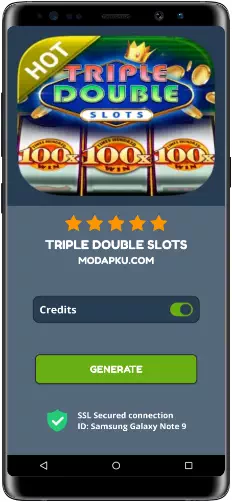 Triple Double Slots MOD APK Screenshot