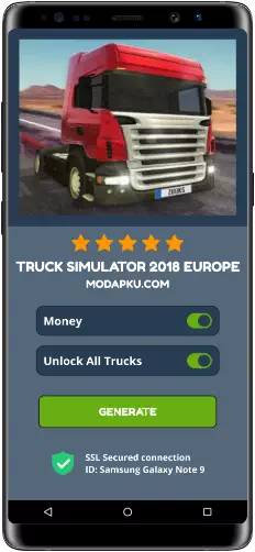 Truck Simulator 2018 Europe MOD APK Screenshot