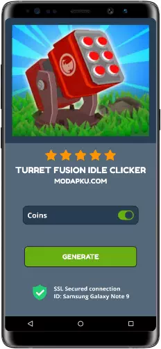 Turret Fusion Idle Clicker MOD APK Screenshot