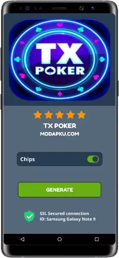 TX Poker MOD APK Screenshot