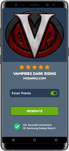 Vampires Dark Rising MOD APK Screenshot