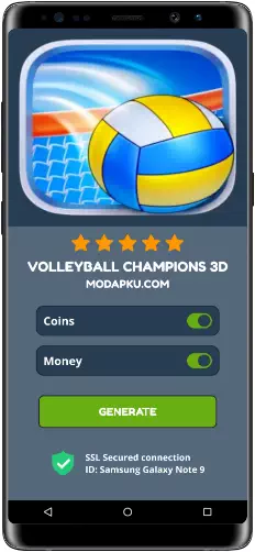 Volleyball Champions 3D MOD APK Screenshot