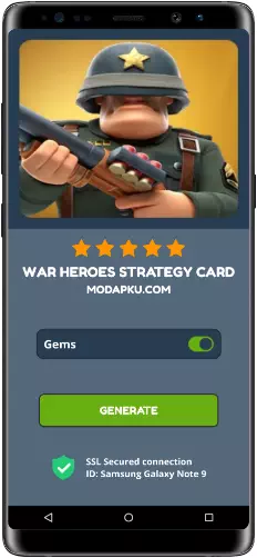 War Heroes Strategy Card MOD APK Screenshot
