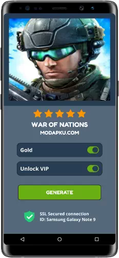 War of Nations MOD APK Screenshot