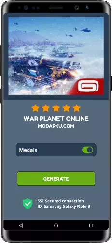 War Planet Online MOD APK Screenshot