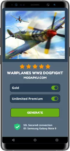 Warplanes WW2 Dogfight MOD APK Screenshot