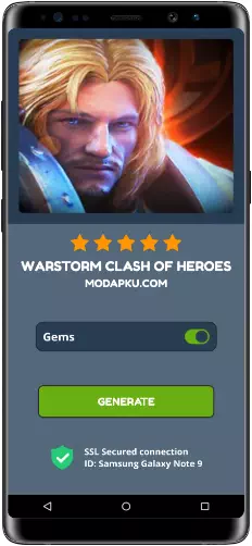 WarStorm Clash of Heroes MOD APK Screenshot