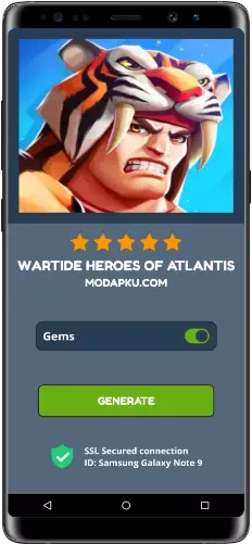 Wartide Heroes of Atlantis MOD APK Screenshot