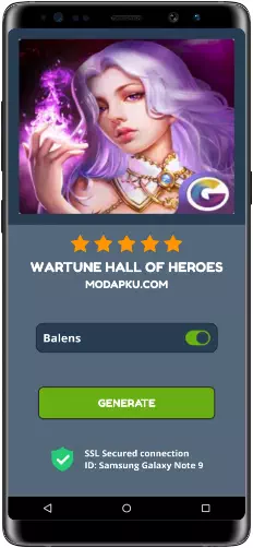 Wartune Hall of Heroes MOD APK Screenshot