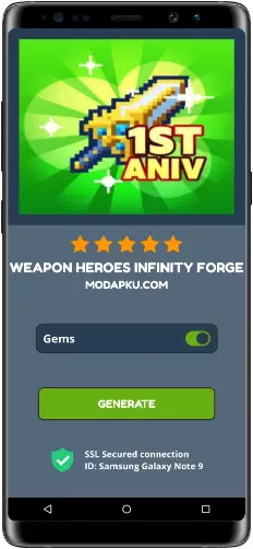 Weapon Heroes Infinity Forge MOD APK Screenshot