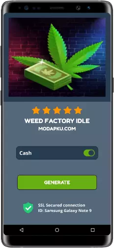 Weed Factory Idle MOD APK Screenshot