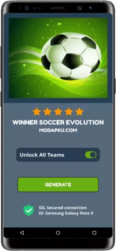 Winner Soccer Evolution MOD APK Screenshot