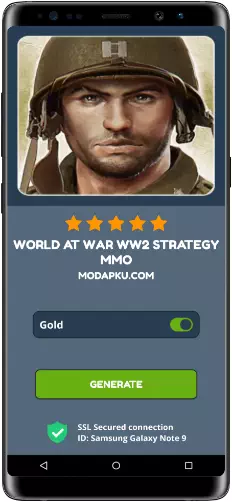 World at War WW2 Strategy MMO MOD APK Screenshot