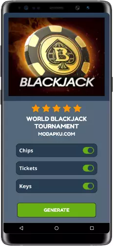 World Blackjack Tournament MOD APK Screenshot