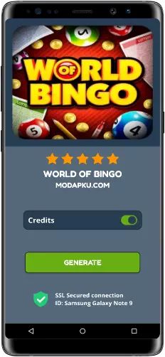 World of Bingo MOD APK Screenshot