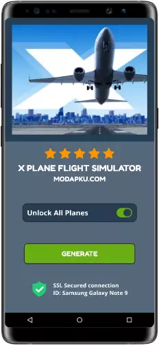 X Plane Flight Simulator MOD APK Screenshot