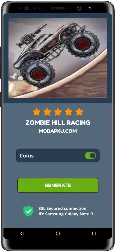 Zombie Hill Racing MOD APK Screenshot