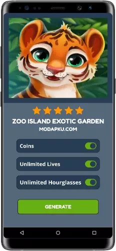 Zoo Island Exotic Garden MOD APK Screenshot