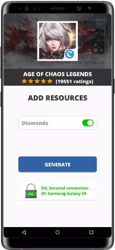 Age of Chaos Legends MOD APK Screenshot