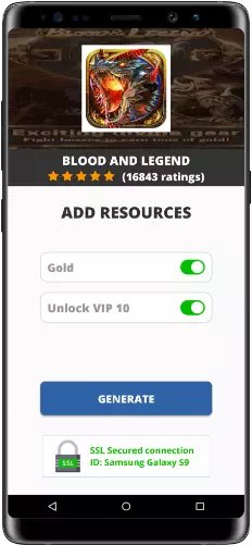 Blood and Legend MOD APK Screenshot