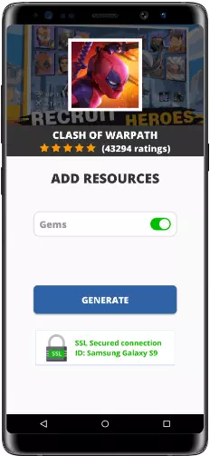 Clash of Warpath MOD APK Screenshot