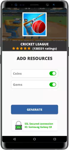 Cricket League MOD APK Screenshot