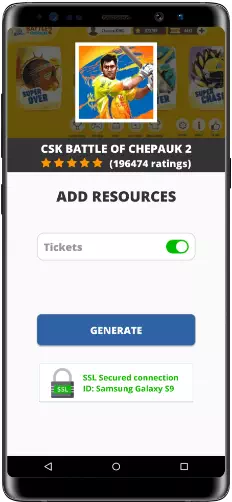 CSK Battle Of Chepauk 2 MOD APK Screenshot