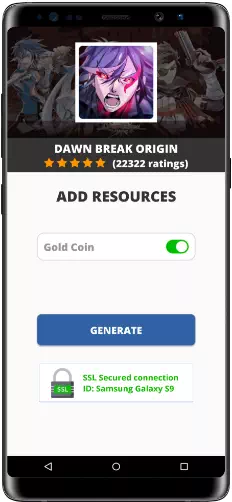 Dawn Break Origin MOD APK Screenshot