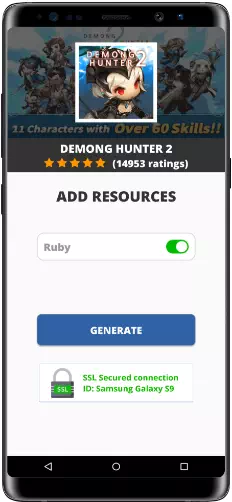 Demong Hunter 2 MOD APK Screenshot