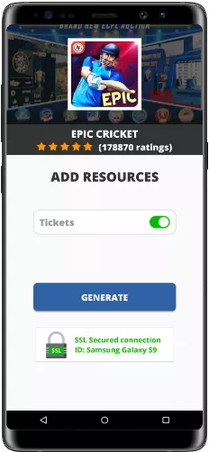 Epic Cricket MOD APK Screenshot