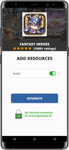 Fantasy Heroes MOD APK Screenshot