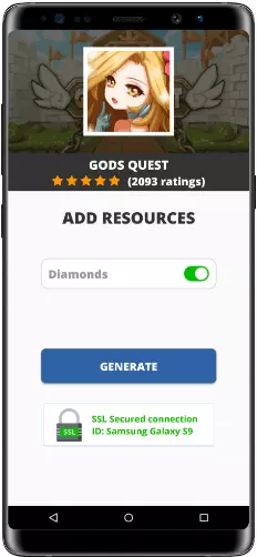 Gods Quest MOD APK Screenshot