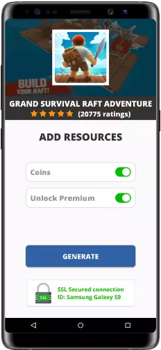 Grand Survival Raft Adventure MOD APK Screenshot