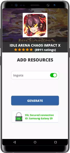 Idle Arena Chaos Impact X MOD APK Screenshot