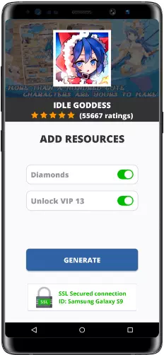 Idle Goddess MOD APK Screenshot