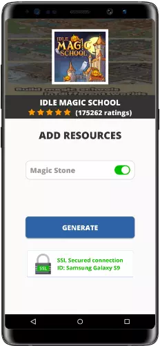 Idle Magic School MOD APK Screenshot