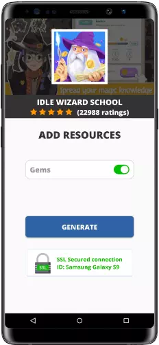 Idle Wizard School MOD APK Screenshot