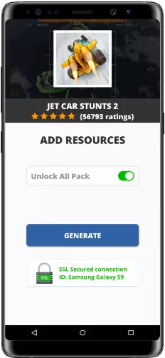 Jet Car Stunts 2 MOD APK Screenshot