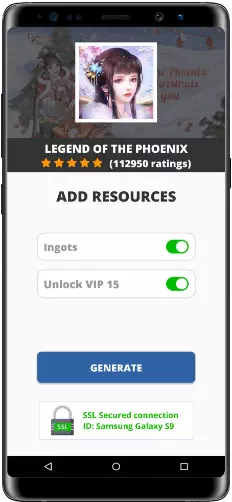 Legend of the Phoenix MOD APK Screenshot