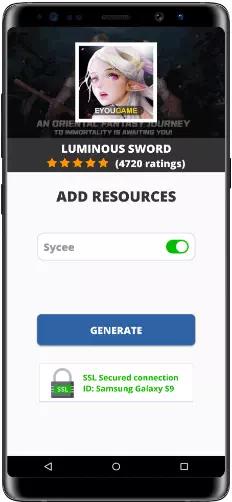 Luminous Sword MOD APK Screenshot