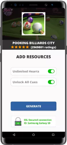 Pooking Billiards City MOD APK Screenshot