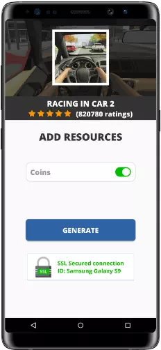 Racing in Car 2 MOD APK Screenshot