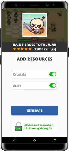 Raid Heroes Total War MOD APK Screenshot