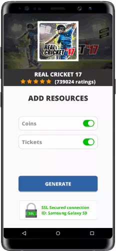 Real Cricket 17 MOD APK Screenshot
