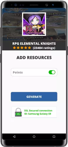 RPG Elemental Knights MOD APK Screenshot