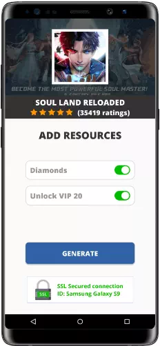 Soul Land Reloaded MOD APK Screenshot