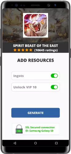 Spirit Beast of the East MOD APK Screenshot
